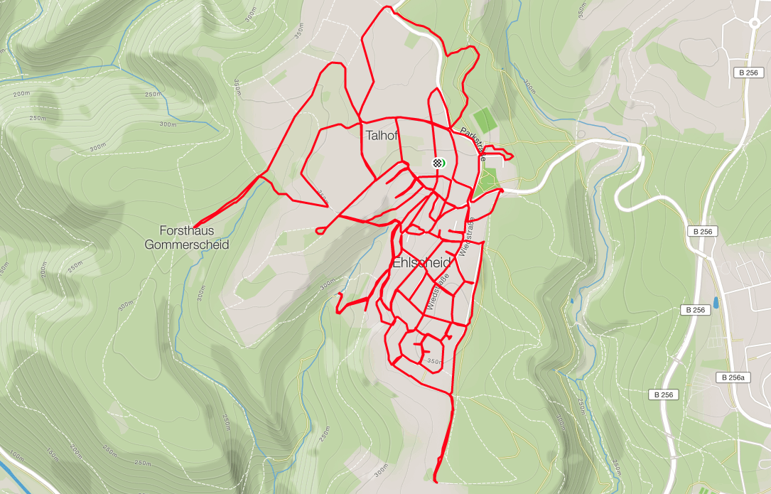 Alle Straßen in Ehlscheid abgelaufen